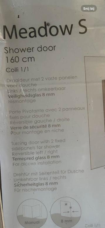 Douche deur , inloopdouche, douche stoel, Enlèvement, Neuf