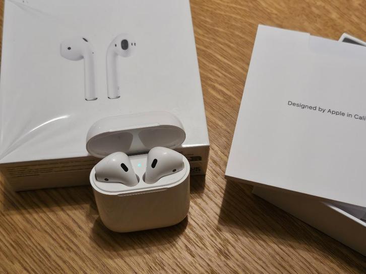 Apple Airpods 2 originaux avec boite et facture., Télécoms, Téléphonie mobile | Écouteurs, Utilisé, Enlèvement ou Envoi