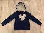 Donkerblauwe hoodie maat 104/110, Enlèvement ou Envoi