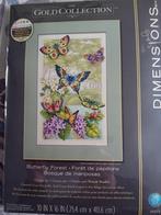 Borduurpakket Butterfly Forest van Dimensions Gold, Verzenden, Nieuw, Borduurpakket