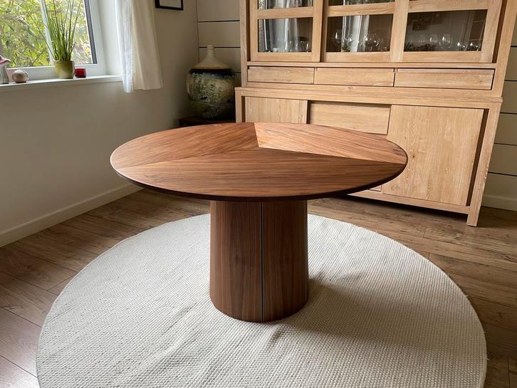 Scandinavische design eettafel “Skovby SM33” (4 tot 9 pers.), Huis en Inrichting, Tafels | Eettafels, Zo goed als nieuw, 100 tot 150 cm