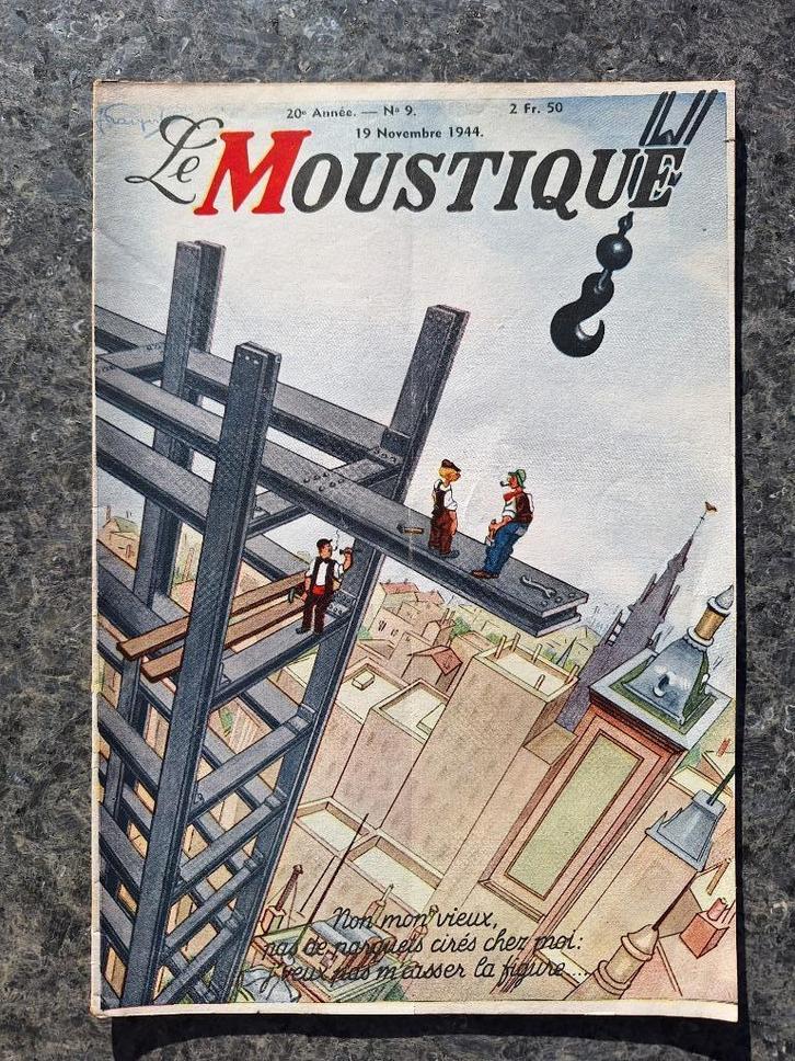 Renato Silva Sirius - Moustique 9 (1944), Boeken, Tijdschriften en Kranten, Gelezen, Muziek, Film of Tv, Ophalen of Verzenden