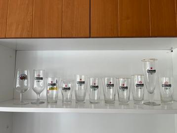 11 glazen Heineken beschikbaar voor biedingen