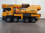 Camion-grue Bruder 3571 Scania 560R Liebherr avec camion, Enlèvement, Utilisé, Construction, Avec lumière