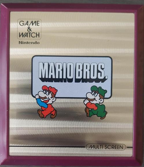 Vintage Mario Bros Game & Watch Multiscreen, Games en Spelcomputers, Games | Nintendo Game Boy, Zo goed als nieuw, Platform, 1 speler