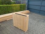 Bloembak in steigerhout, Tuin en Terras, Ophalen, Zo goed als nieuw