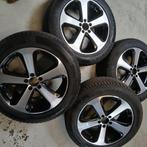 Te koop 4 lichtmetalen velgen en banden voor Mercedes GLC, Auto-onderdelen, Gebruikt, Banden en Velgen, Winterbanden, 235 mm