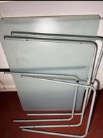 Tafel of bureau, Huis en Inrichting, Tafels | Sidetables, Ophalen, Gebruikt, 100 tot 150 cm, Glas