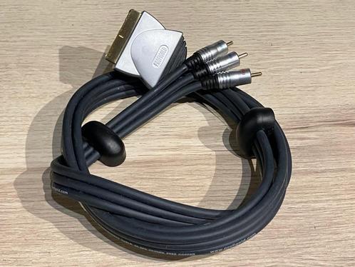 SCART naar COMPONENT Profigold 1,5 Meter 24 Karaat Goud, Audio, Tv en Foto, Audiokabels en Televisiekabels, Zo goed als nieuw