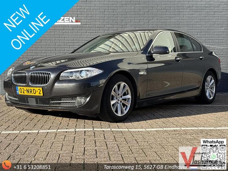 BMW 525 5-serie 525d High Executive Automaat | Leder | Clima, Auto's, BMW, Bedrijf, 5 Reeks, ABS, Adaptive Cruise Control, Airbags