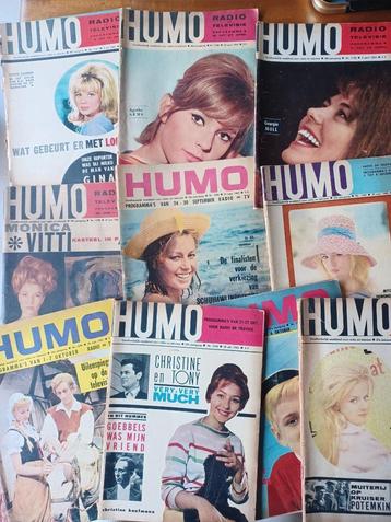 10 x HUMO uit de jaren '60 (1961 - 1962 - 1963)