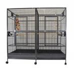 Cage perroquet DOUBLE CAGE ARA GRIS GABON CACATOES neuf, Verzenden, Nieuw, Metaal, Volière