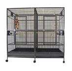 Cage perroquet DOUBLE CAGE ARA GRIS GABON CACATOES neuf, Envoi, Métal, Neuf, Volière