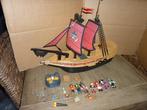 Grand bateau de pirates avec canon sur la pointe playmobil, Enlèvement ou Envoi, Comme neuf, Ensemble complet