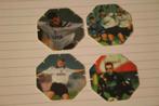 4 flippo's : Eendracht Aalst - Flippos - voetbal - flippo, Ophalen of Verzenden, Losse flippo's