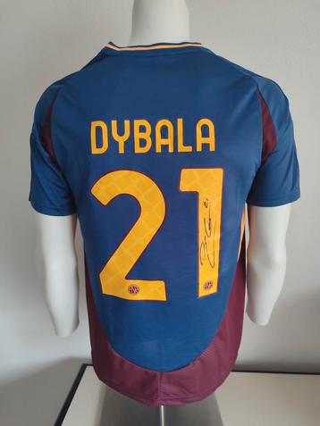 Gesigneerd AS Roma shirt van Paulo Dybala met certificaat  beschikbaar voor biedingen