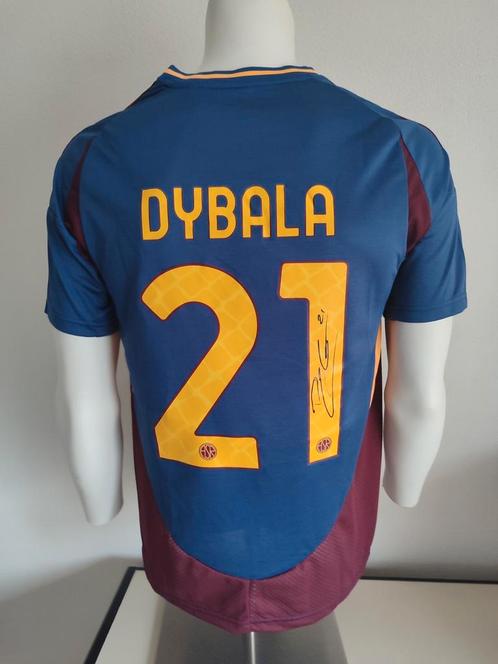 Gesigneerd AS Roma shirt van Paulo Dybala met certificaat, Sport en Fitness, Voetbal, Nieuw, Shirt, Ophalen of Verzenden