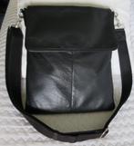 Sac à bandoulière Unisexe en cuir grainé noir PICARD, Gebruikt, Zwart, Leer, Ophalen