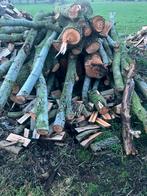 Hout stammen en spillen, Enlèvement, Troncs d'arbres