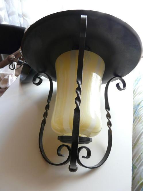 Vintage hanglamp "lantaarn" uit jaren 1960, Antiek en Kunst, Curiosa en Brocante, Ophalen