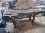 Authentieke werkbank, Enlèvement, Utilisé, 170 cm ou plus, Étau