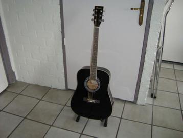 Nieuw: Phoenix 001 western gitaar zwart, 20251048 beschikbaar voor biedingen