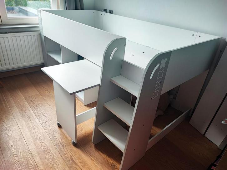 Halfhoogslaper, Kinderen en Baby's, Kinderkamer | Stapelbedden en Hoogslapers, Zo goed als nieuw, Halfhoogslaper, Ophalen
