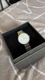Emporio Armani horloge goudkleurig, Handtassen en Accessoires, Horloges | Dames, Overige merken, Staal, Staal, Polshorloge