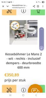 Système d'armoires d'angle Kesseböhmer, Enlèvement, Neuf, Blanc, Cuisine d'angle