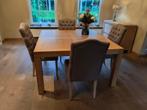 Eikenhouten eettafel, Huis en Inrichting, Ophalen, Zo goed als nieuw, Vijf personen of meer, Eikenhout