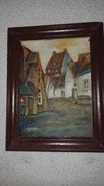 Dorpszicht - prachtig schilderij - M. Scraeydn, Antiek en Kunst, Kunst | Schilderijen | Klassiek, Ophalen
