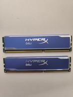 Kingston HyperX DDR3-1600 CL9 2 x 2 GB, Computers en Software, RAM geheugen, DDR3, Ophalen of Verzenden, Zo goed als nieuw, Desktop