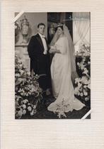 Photo de mariage des années 1950, Photo Verhassel, Photo, 1940 à 1960, Utilisé, Enlèvement ou Envoi