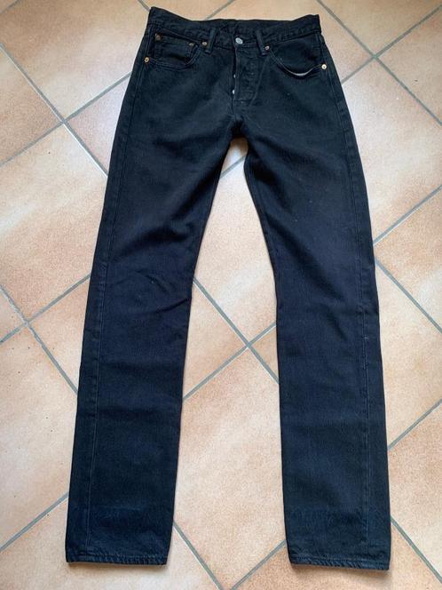 Levi's 501 zwarte jeans W29 L34 intens zwart speciale editie, Kleding | Heren, Spijkerbroeken en Jeans, Gedragen, W32 (confectie 46) of kleiner