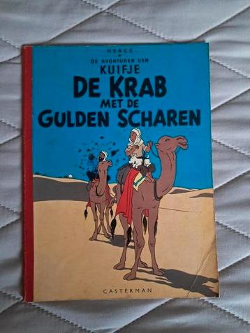 Kuifje De krab met de gulden scharen beschikbaar voor biedingen