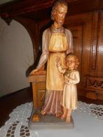 Art deco beeld "kind Jezus met Heilige Jozef", Ophalen of Verzenden