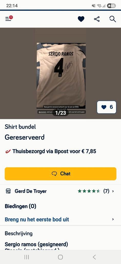 OPLICHTER - Gerd De Troyer, Verzamelen, Sportartikelen en Voetbal, Zo goed als nieuw, Ophalen