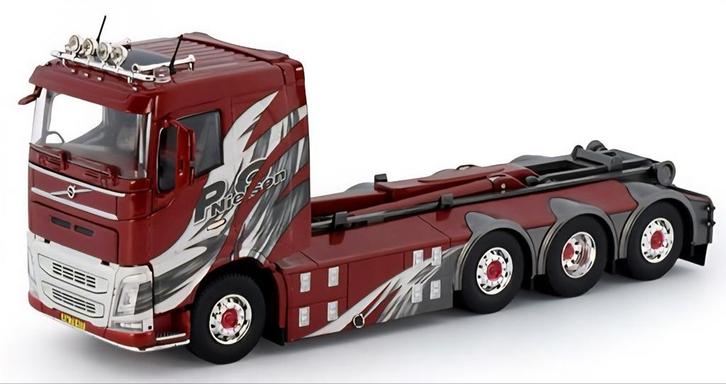 VOLVO FH04 haakarm motorwagen "P.O. Nielsen", Hobby & Loisirs créatifs, Voitures miniatures | 1:50, Neuf, Tekno, Envoi