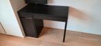 Ikea bureau Micke zwartbruin, Ophalen of Verzenden, Zo goed als nieuw, Bureau