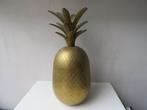 Vintage massief koperen ananas , jaren 70 30 cm, Ophalen of Verzenden