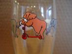 kronenbourg glas olifantjes, Verzamelen, Ophalen of Verzenden, Zo goed als nieuw, Glas of Glazen, Overige merken