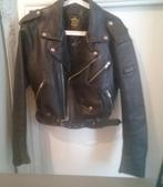 Vintage leren bikerjas, Kleding | Dames, Zwart, Gedragen, Ophalen, ANDERE