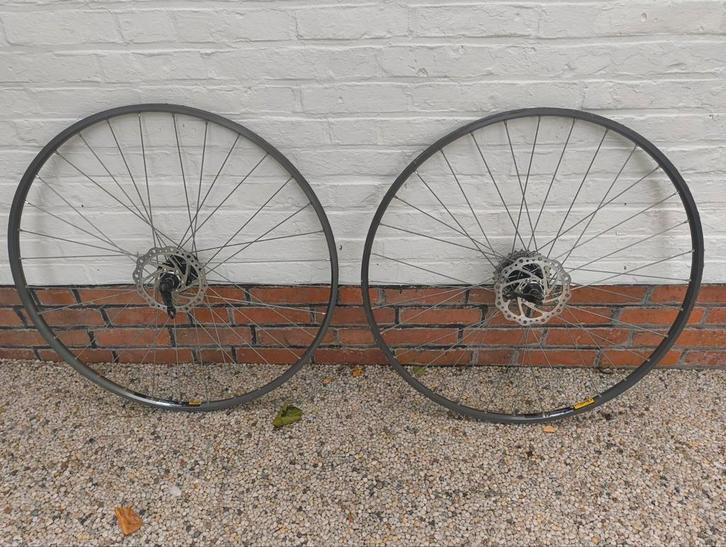 Cyclocross/race wielset voor tubes, Fietsen en Brommers, Fietsonderdelen, Zo goed als nieuw, Ophalen