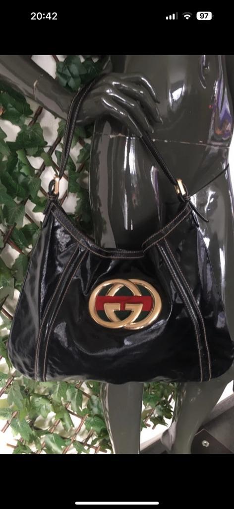 Sac vintage GUCCI Dialux Brittany, Handtassen en Accessoires, Tassen | Damestassen, Gebruikt, Handtas, Overige kleuren, Ophalen