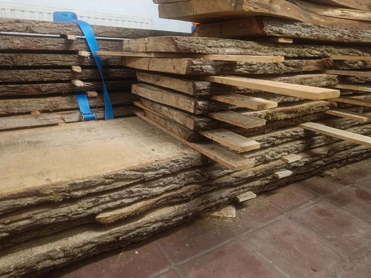 Eiken schaaldelen, Doe-het-zelf en Bouw, Hout en Planken, Zo goed als nieuw, Eiken, Ophalen