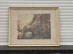 gravure bruges signe jef codron, Antiek en Kunst, Ophalen of Verzenden