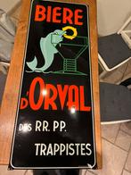 Plaque émaillée orval numérotée XXL 147cm sur 57cm, Collections, Marques & Objets publicitaires, Enlèvement, Comme neuf