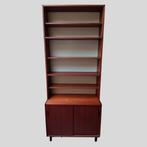 Cees Braakman "Pastoe" modulaire wandkast, Teck, 25 à 50 cm, Geen, Moins de 150 cm