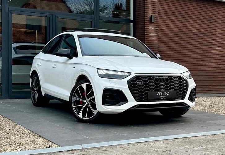 Audi Q5 55TFSIe Sportback quattro S-LINE COMP/PANO/360/AIR, Autos, Audi, Entreprise, Achat, Q5, Caméra 360°, 4x4, ABS, Caméra de recul