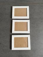 Set van 3 bleek houten fotokaders, Ophalen, Minder dan 50 cm, Overige typen, Nieuw